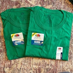 Fruit of the Loom Men’s Green Tee